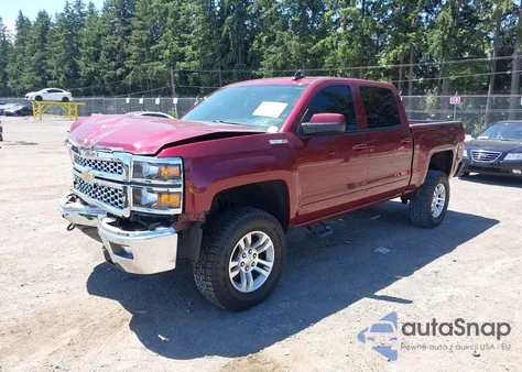 2015 Chevrolet Silverado 1500 1Lt из США, поврежденный, VIN 3GCUKREC2FG374438